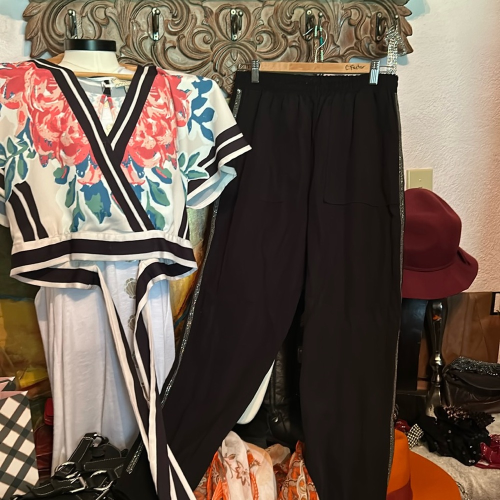 Fabulous Zara sequined joggers